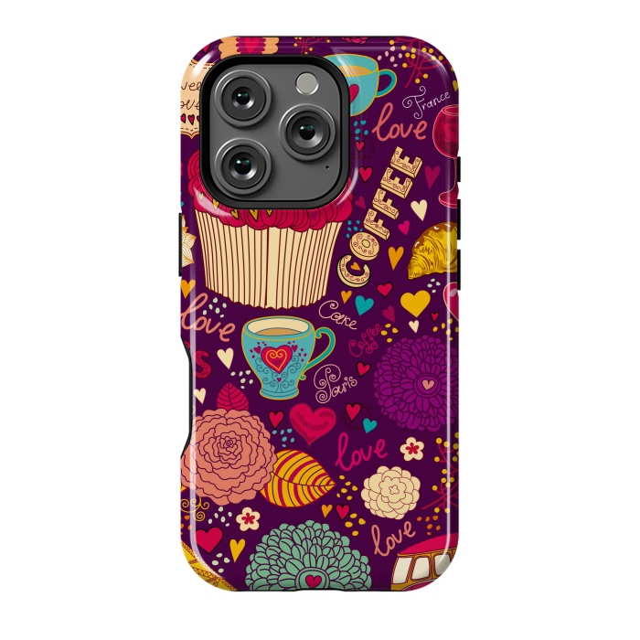 iPhone 16 Pro StrongFit Fashion Symbols of Paris by ArtsCase