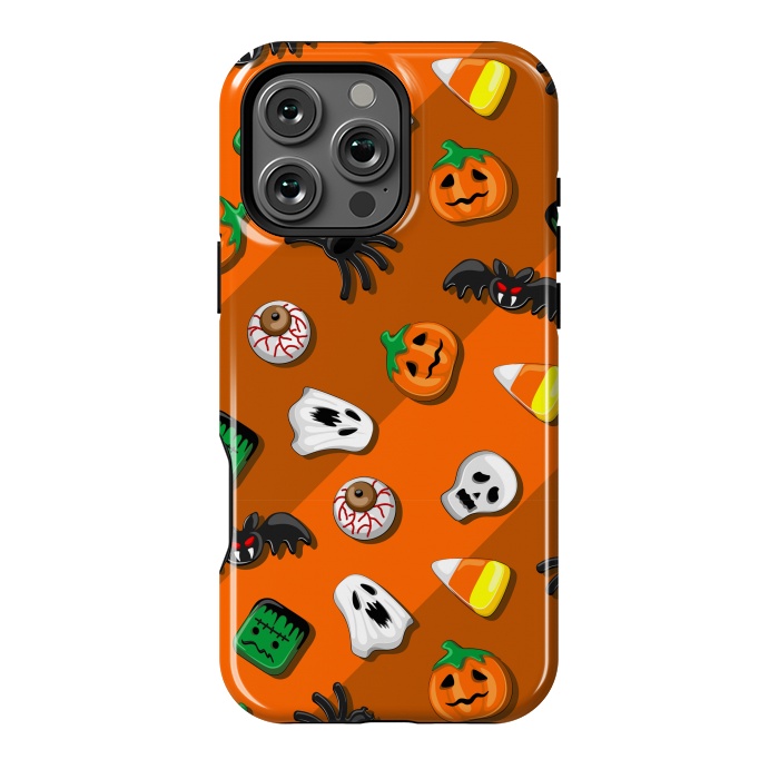 iPhone 16 Pro Max StrongFit Halloween Spooky Candies Party by BluedarkArt