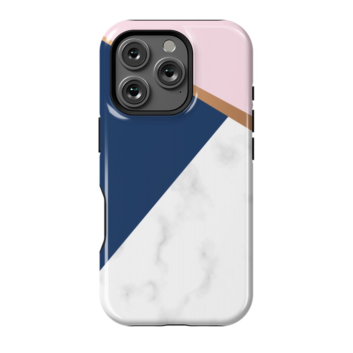 iPhone 16 Pro StrongFit Marble geometric design I by ArtsCase