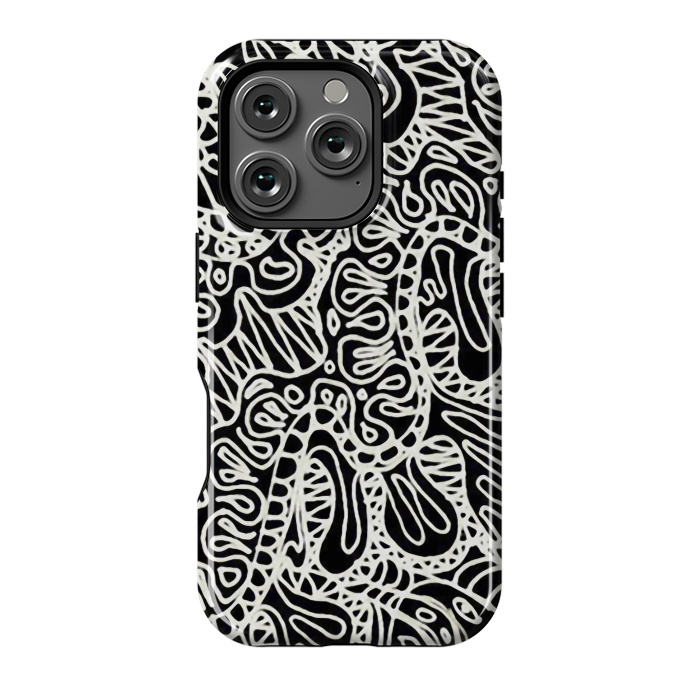 iPhone 16 Pro StrongFit Doodle Ethnic Style G361 by Medusa GraphicArt