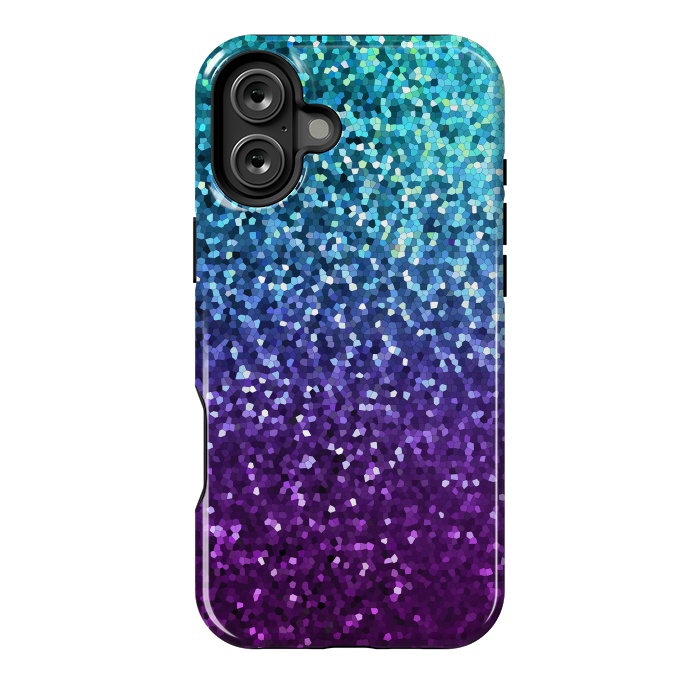 iPhone 16 Plus StrongFit Mosaic Sparkley Texture G198 by Medusa GraphicArt