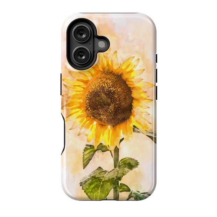 iPhone 16 StrongFit Summer Sunflower by Creativeaxle