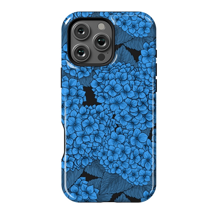 iPhone 16 Pro Max StrongFit Blue hydrangea by Katerina Kirilova