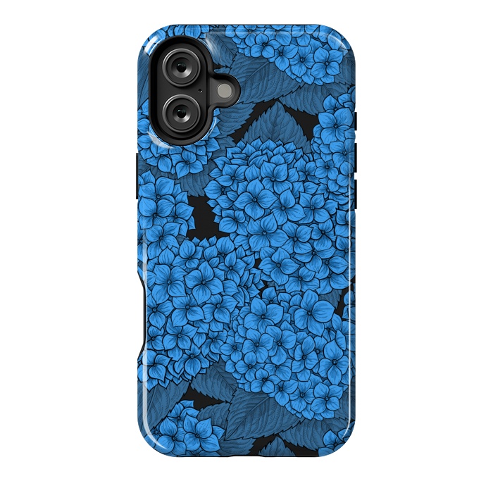 iPhone 16 Plus StrongFit Blue hydrangea by Katerina Kirilova