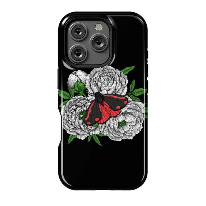 iPhone 16 Pro StrongFit The cinnabar moth by Katerina Kirilova