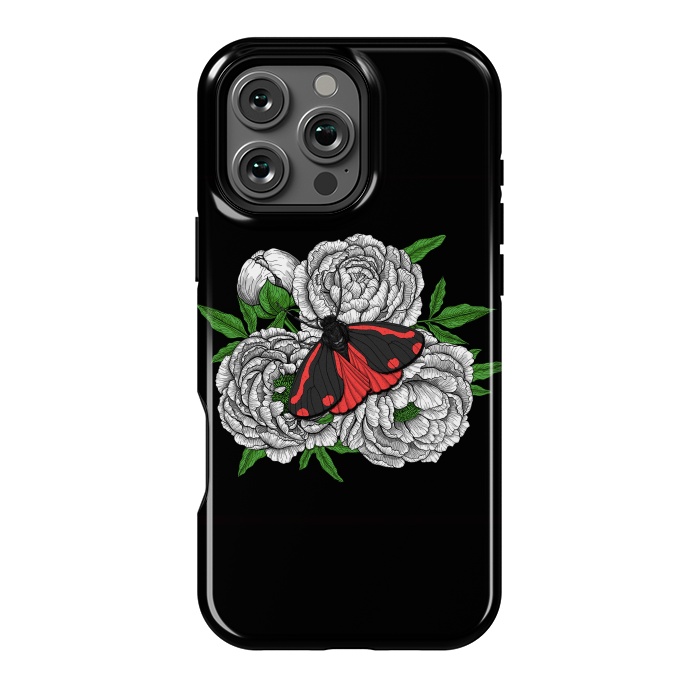 iPhone 16 Pro Max StrongFit The cinnabar moth by Katerina Kirilova