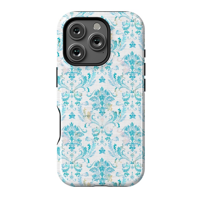 iPhone 16 Pro StrongFit Demure Damask by gingerlique