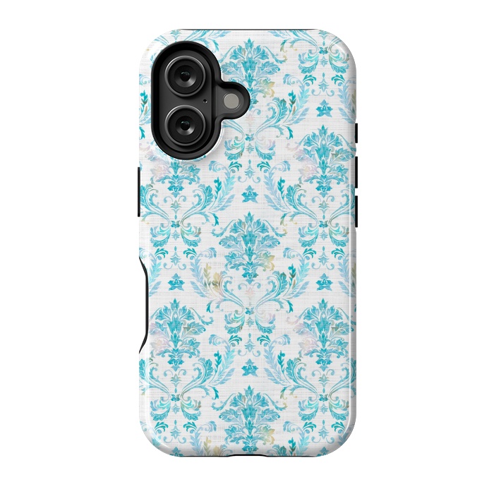 iPhone 16 StrongFit Demure Damask by gingerlique