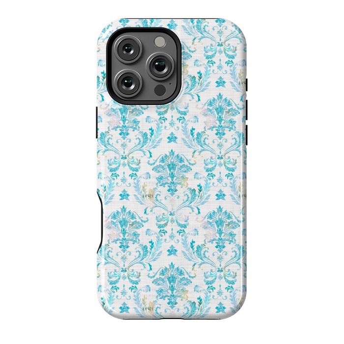 iPhone 16 Pro Max StrongFit Demure Damask by gingerlique