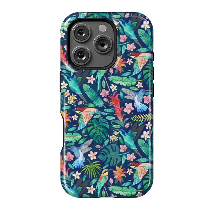 iPhone 16 Pro StrongFit Birds In Bohemian Paradise by Tangerine-Tane