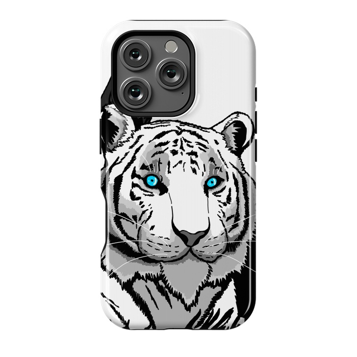 iPhone 16 Pro StrongFit The white tiger by Steve Wade (Swade)