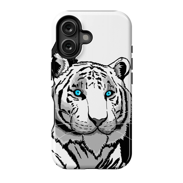 iPhone 16 StrongFit The white tiger by Steve Wade (Swade)