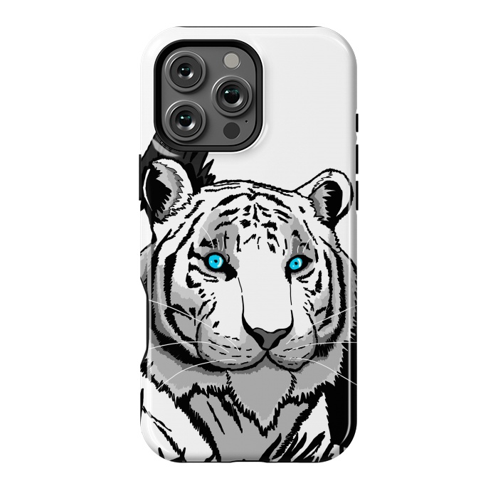 iPhone 16 Pro Max StrongFit The white tiger by Steve Wade (Swade)