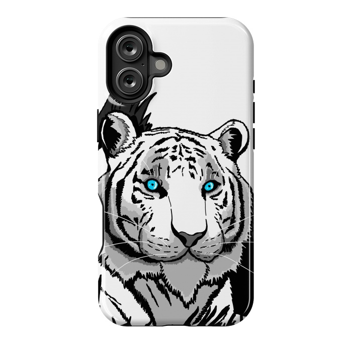 iPhone 16 Plus StrongFit The white tiger by Steve Wade (Swade)