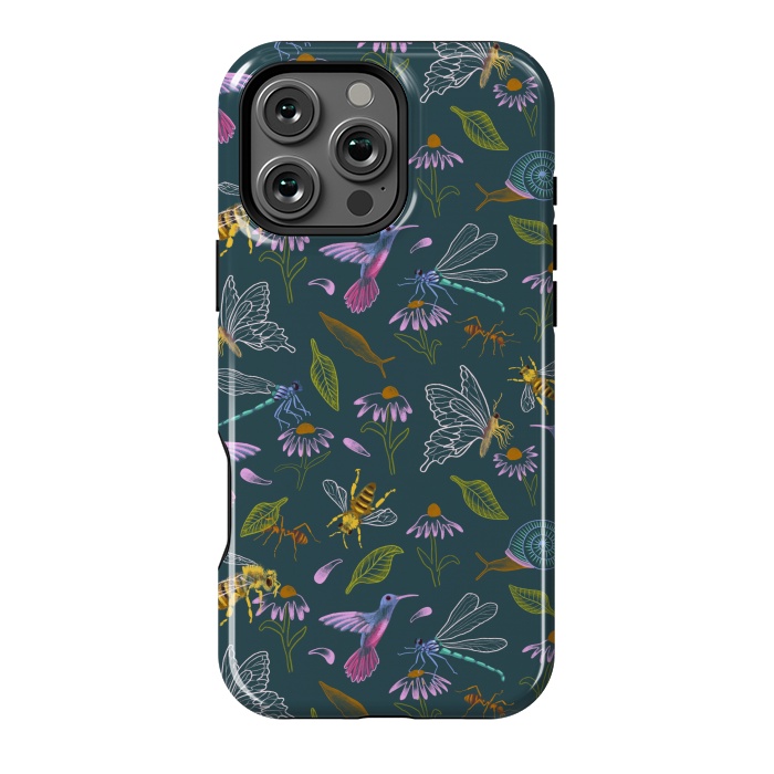 iPhone 16 Pro Max StrongFit Pollinators by Tishya Oedit