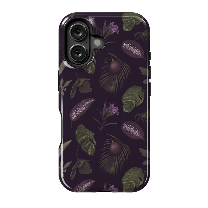 iPhone 16 StrongFit Tropical Figs by Tishya Oedit