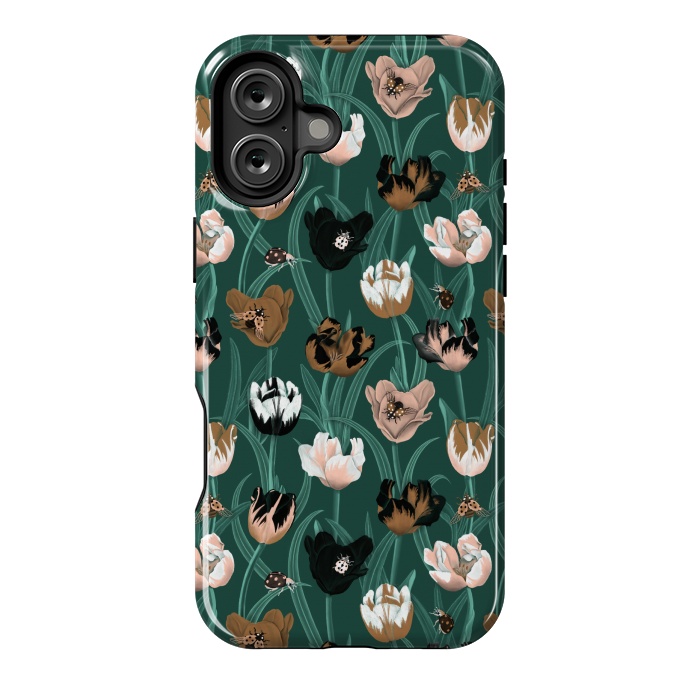 iPhone 16 Plus StrongFit Tulips by Tishya Oedit