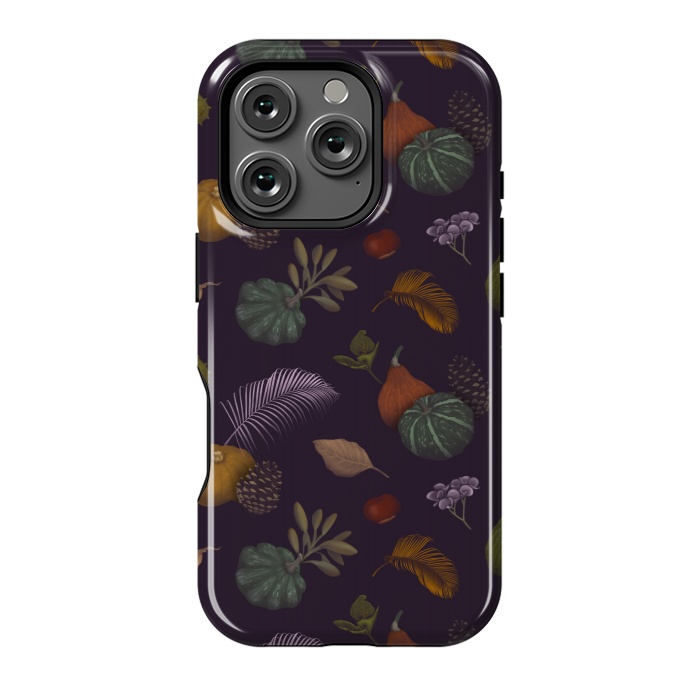 iPhone 16 Pro StrongFit Fall Pumpkins by Tishya Oedit