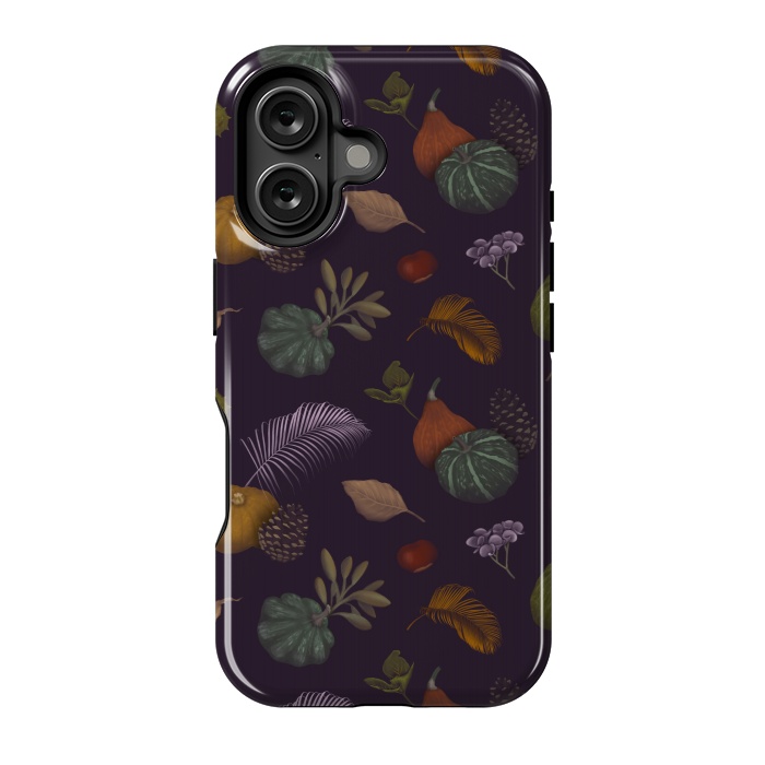 iPhone 16 StrongFit Fall Pumpkins by Tishya Oedit