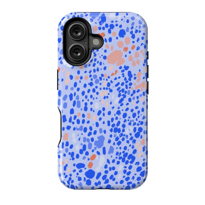 iPhone 16 StrongFit Violet Leopard by Uma Prabhakar Gokhale