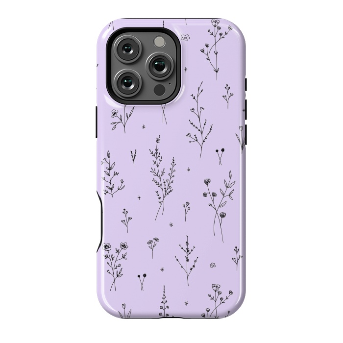 iPhone 16 Pro Max StrongFit Magic Wildflowers by Anis Illustration