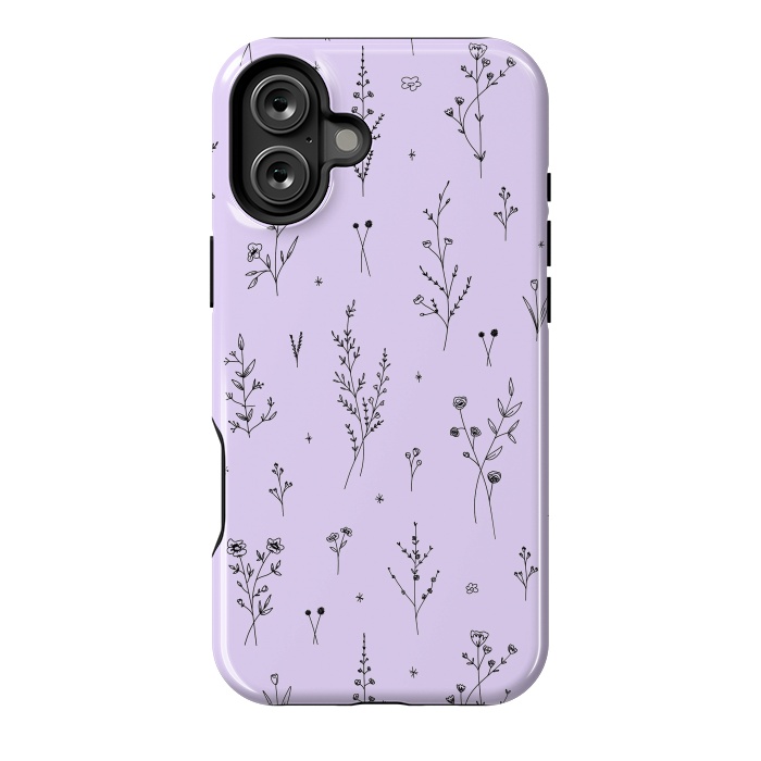 iPhone 16 Plus StrongFit Magic Wildflowers by Anis Illustration