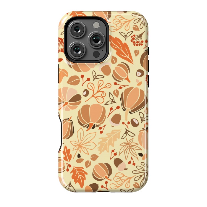 iPhone 16 Pro Max StrongFit Fall Fruits in Orange and Yellow by Paula Ohreen