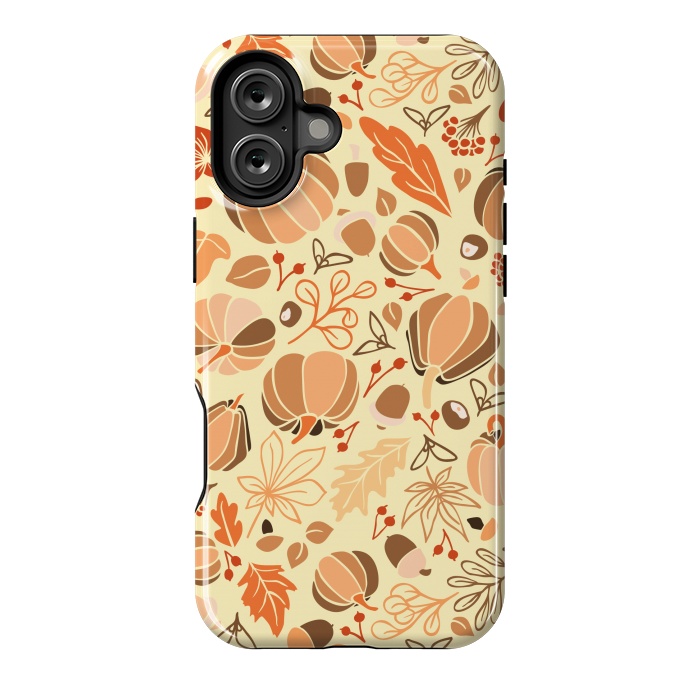 iPhone 16 Plus StrongFit Fall Fruits in Orange and Yellow by Paula Ohreen