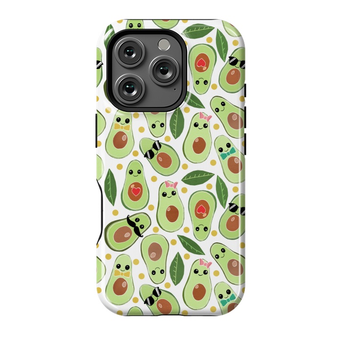 iPhone 16 Pro StrongFit Stylish Avocados by Tangerine-Tane