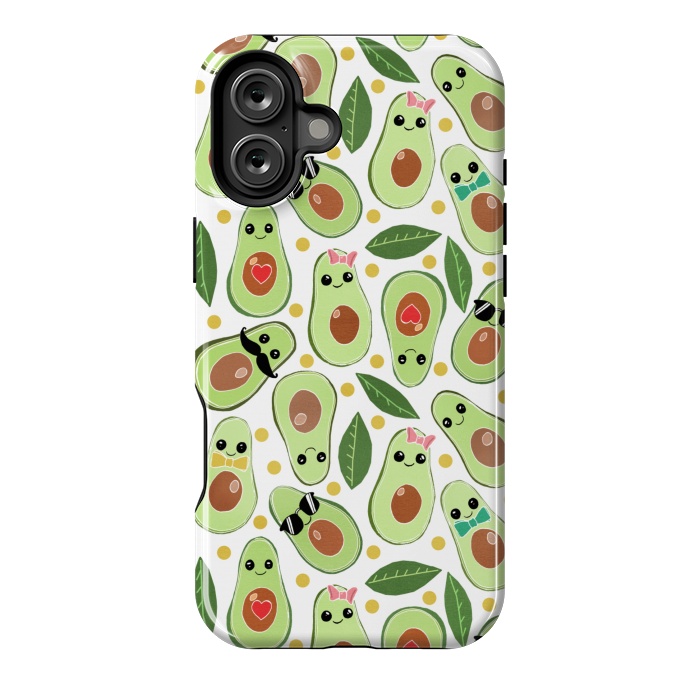 iPhone 16 Plus StrongFit Stylish Avocados by Tangerine-Tane