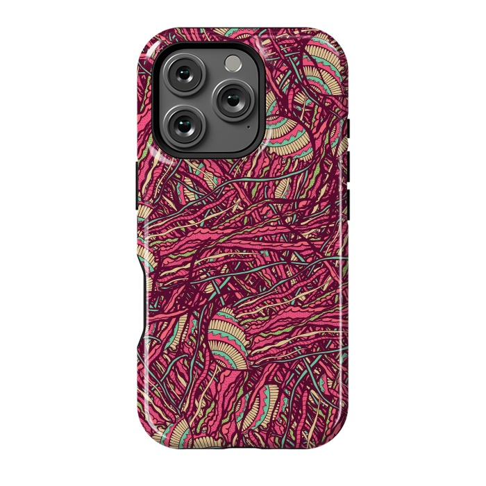 iPhone 16 Pro StrongFit Jellyfish jungle by Steve Wade (Swade)