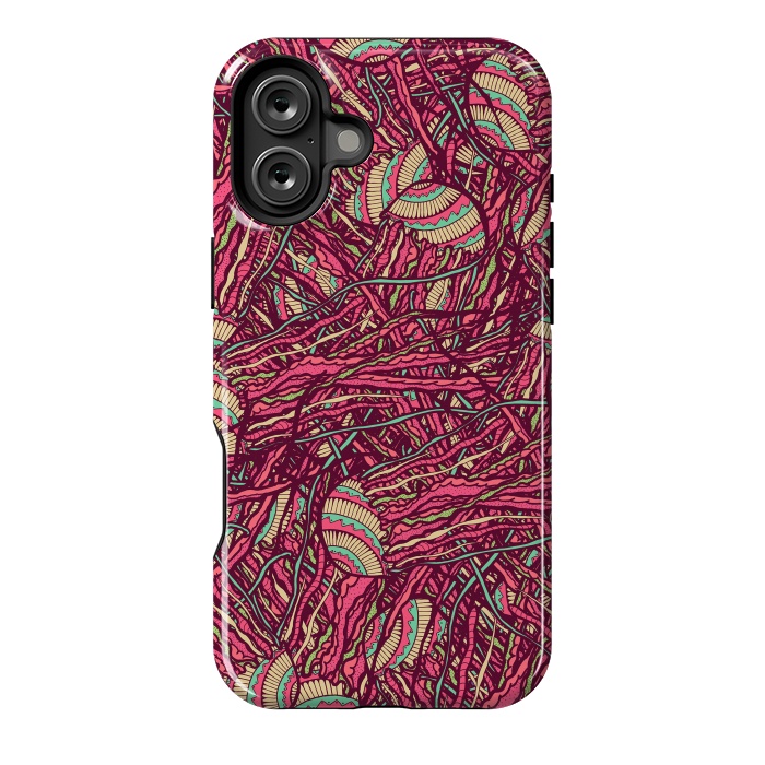 iPhone 16 Plus StrongFit Jellyfish jungle by Steve Wade (Swade)