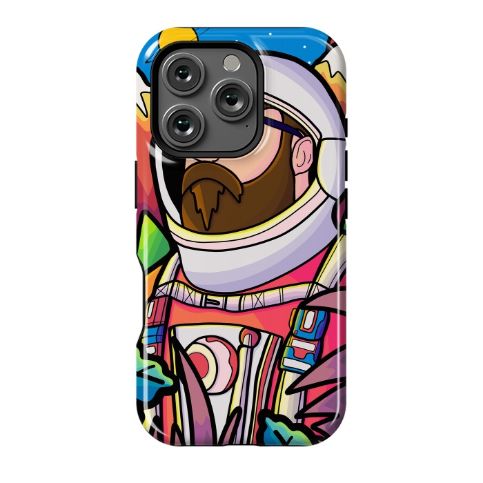 iPhone 16 Pro StrongFit The astronaut explorer by Steve Wade (Swade)