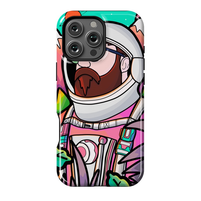 iPhone 16 Pro Max StrongFit Pastel astronaut by Steve Wade (Swade)