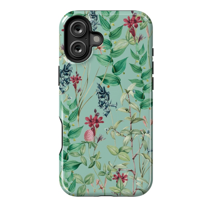 iPhone 16 Plus StrongFit Aqua Flora by Zala Farah