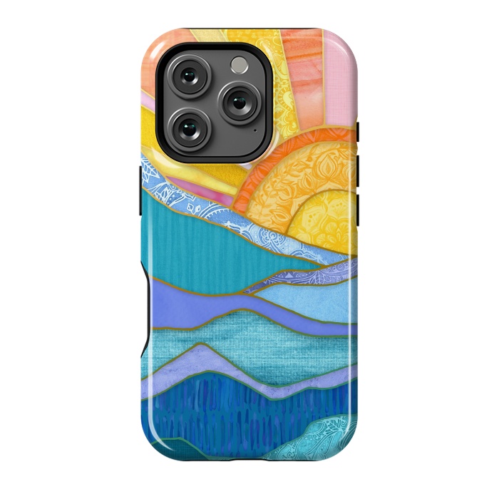 iPhone 16 Pro StrongFit Sweet Sunset by Micklyn Le Feuvre