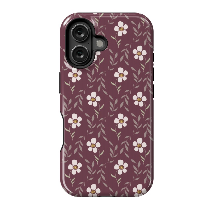 iPhone 16 StrongFit Effloresce - Purple by Melissa Lee