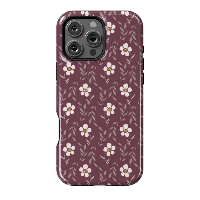 iPhone 16 Pro Max StrongFit Effloresce - Purple by Melissa Lee