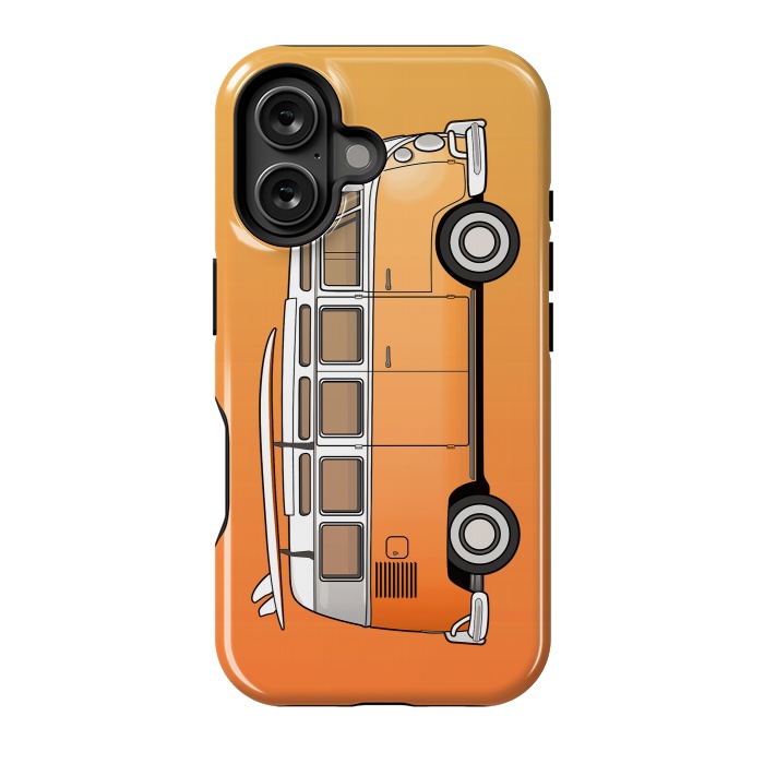 iPhone 16 StrongFit Van Life - Orange by Mitxel Gonzalez