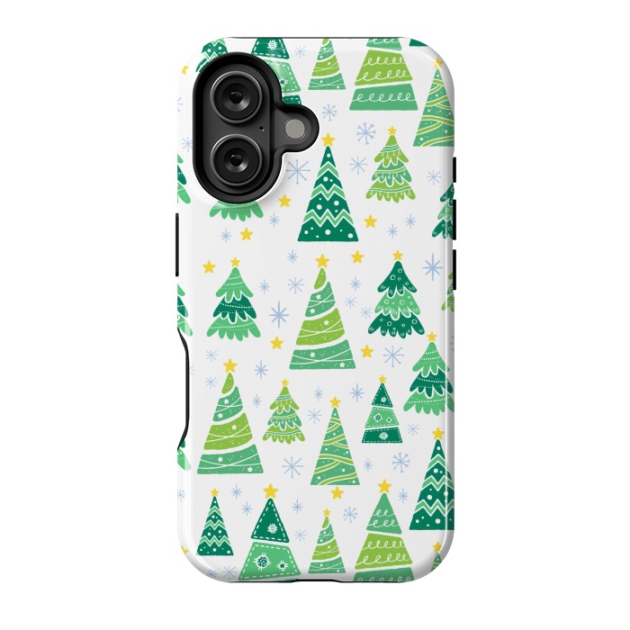 iPhone 16 StrongFit CHRISTMAS TREE PATTERN by MALLIKA