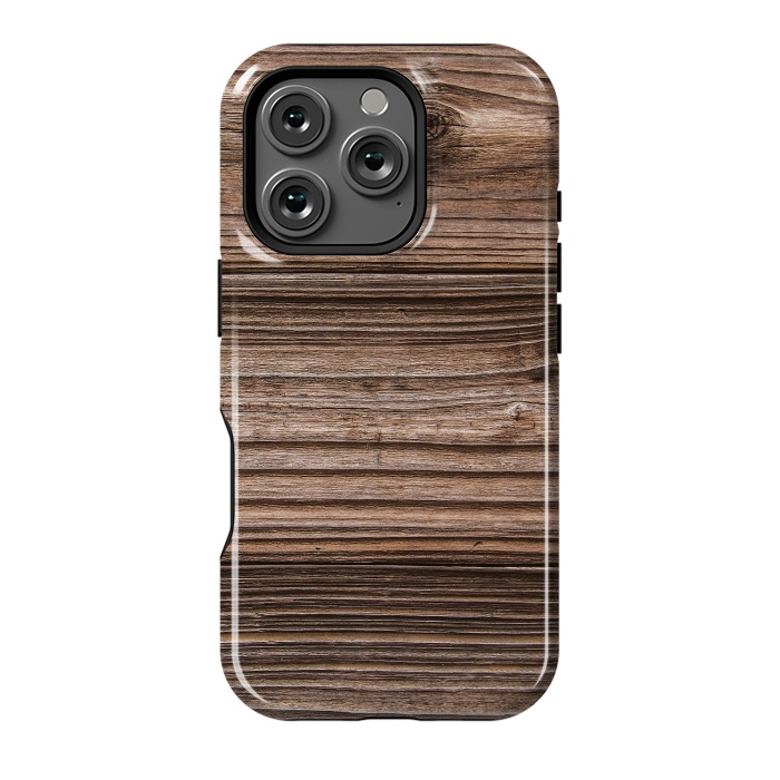 iPhone 16 Pro StrongFit wood by haroulita