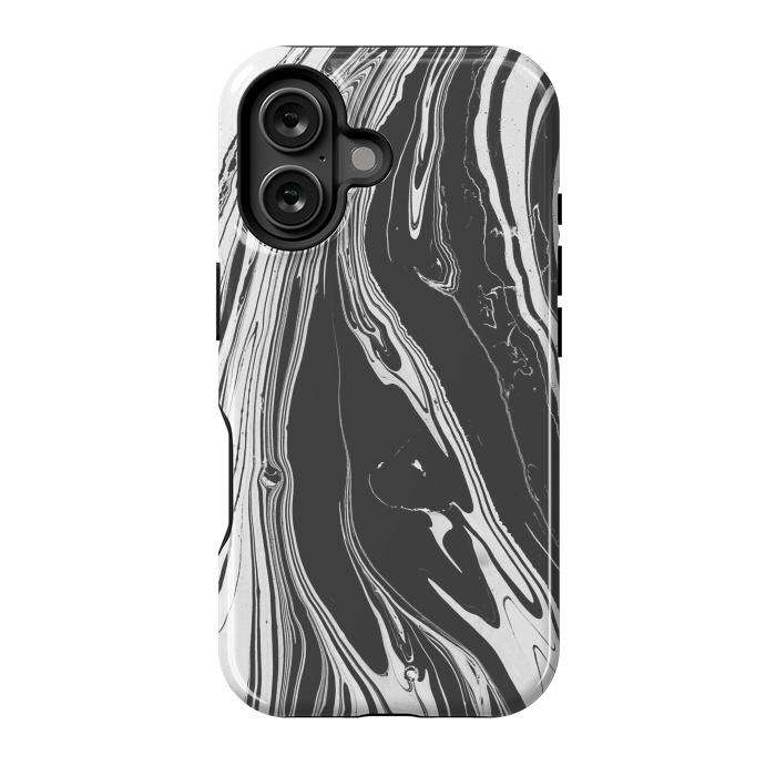 iPhone 16 StrongFit bw marble x by haroulita