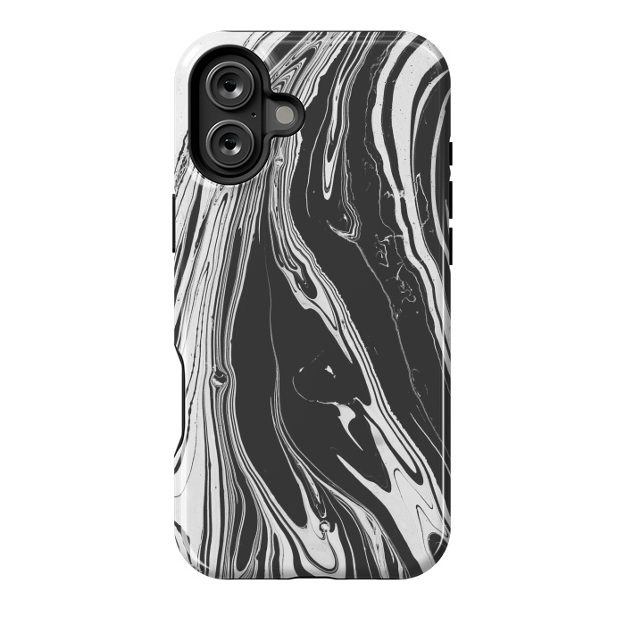 iPhone 16 Plus StrongFit bw marble x by haroulita