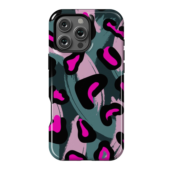 iPhone 16 Pro Max StrongFit camo animal print by haroulita