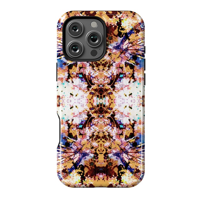 iPhone 16 Pro Max StrongFit Painted butterfly wings and flower petals by Oana 