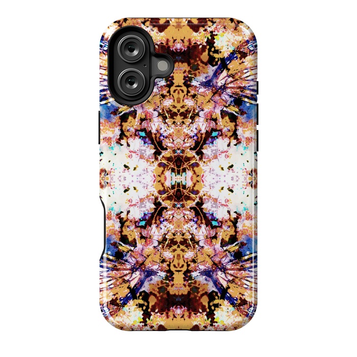 iPhone 16 Plus StrongFit Painted butterfly wings and flower petals by Oana 