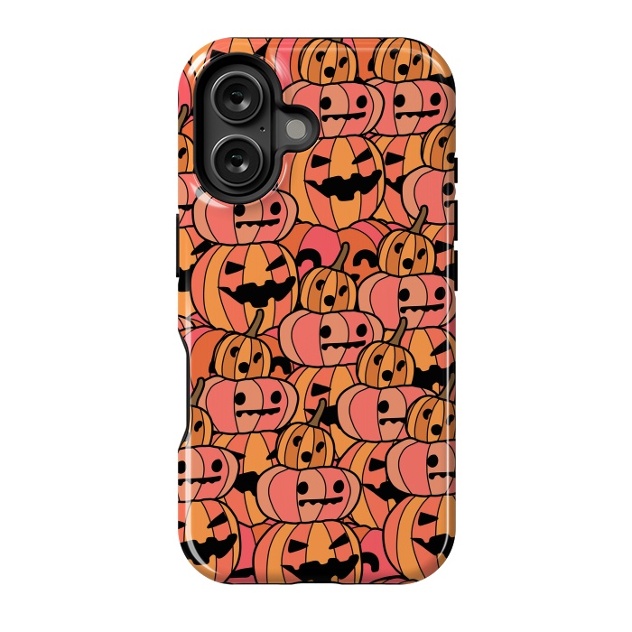 iPhone 16 StrongFit jack o lanterns by Steve Wade (Swade)