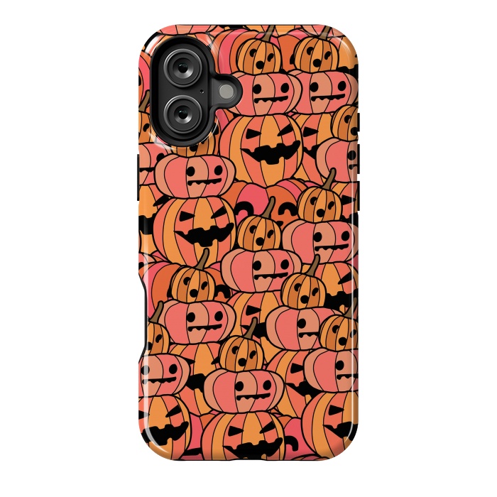 iPhone 16 Plus StrongFit jack o lanterns by Steve Wade (Swade)