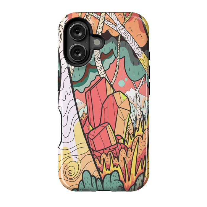 iPhone 16 StrongFit The autumn crystal by Steve Wade (Swade)