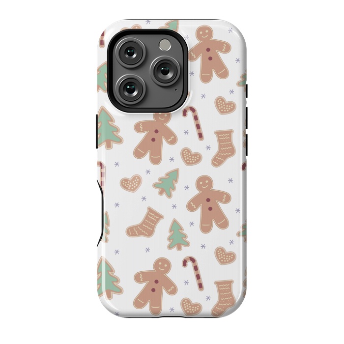 iPhone 16 Pro StrongFit ginger bread pattern by MALLIKA